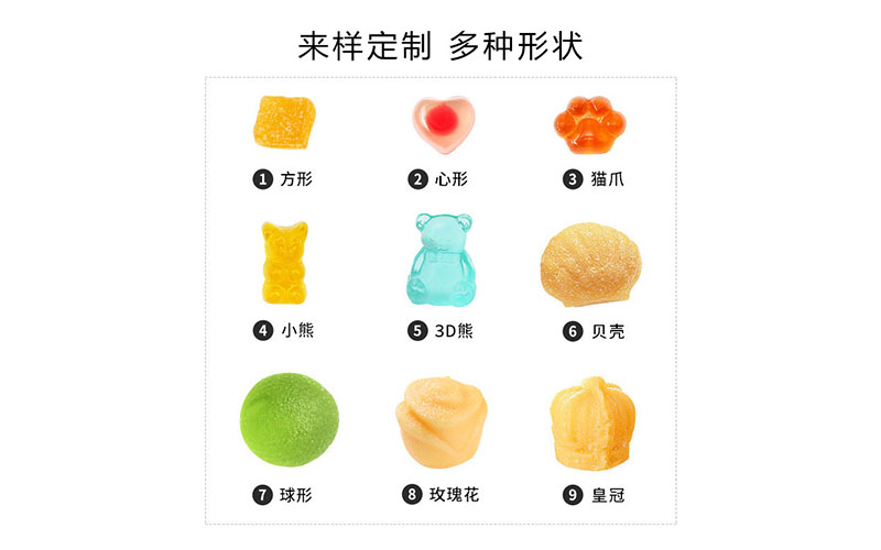軟糖OEM代加工，營(yíng)養(yǎng)更美味